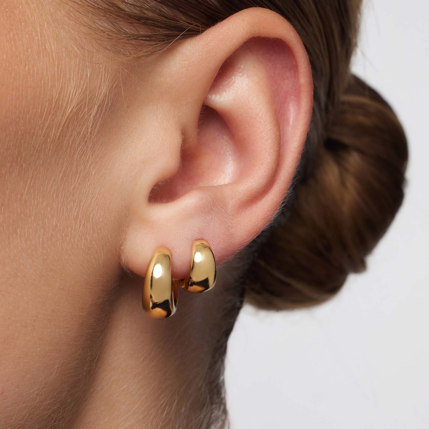 Elegant Hoop Earrings | Gold