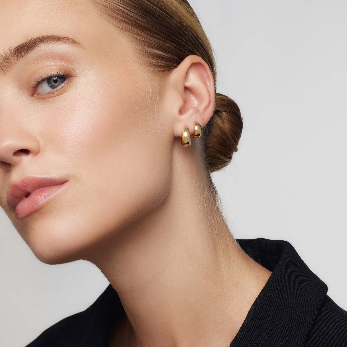 Lumière Hoop Earrings | Gold