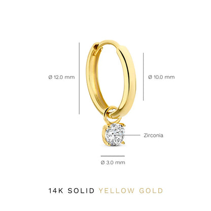 Moon Tears Earrings Set | Gold